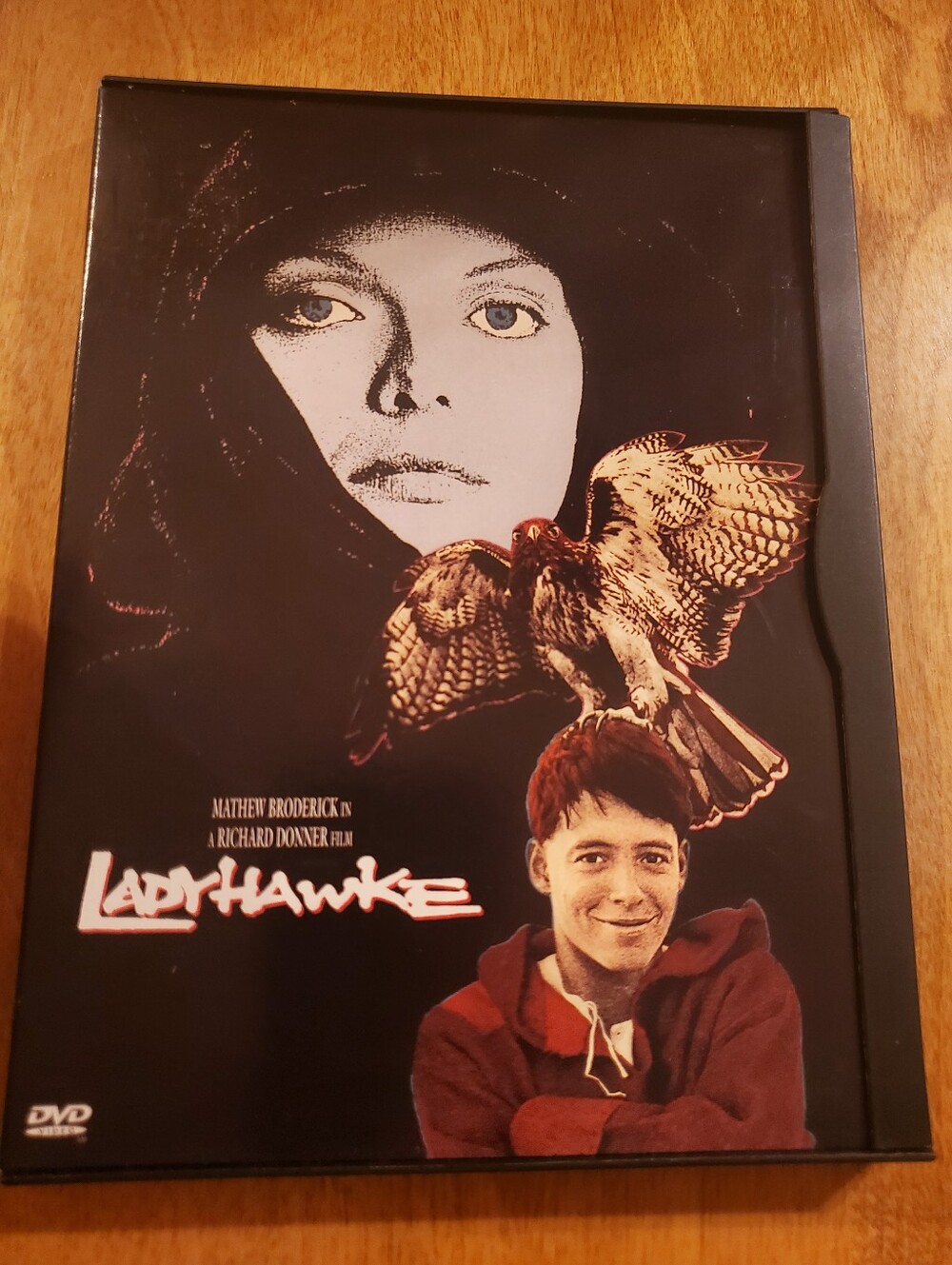 Ladyhawke (1985) DVD Snapcase,  Mathew Broderick Michelle Pfeiffer Rutger Hauer